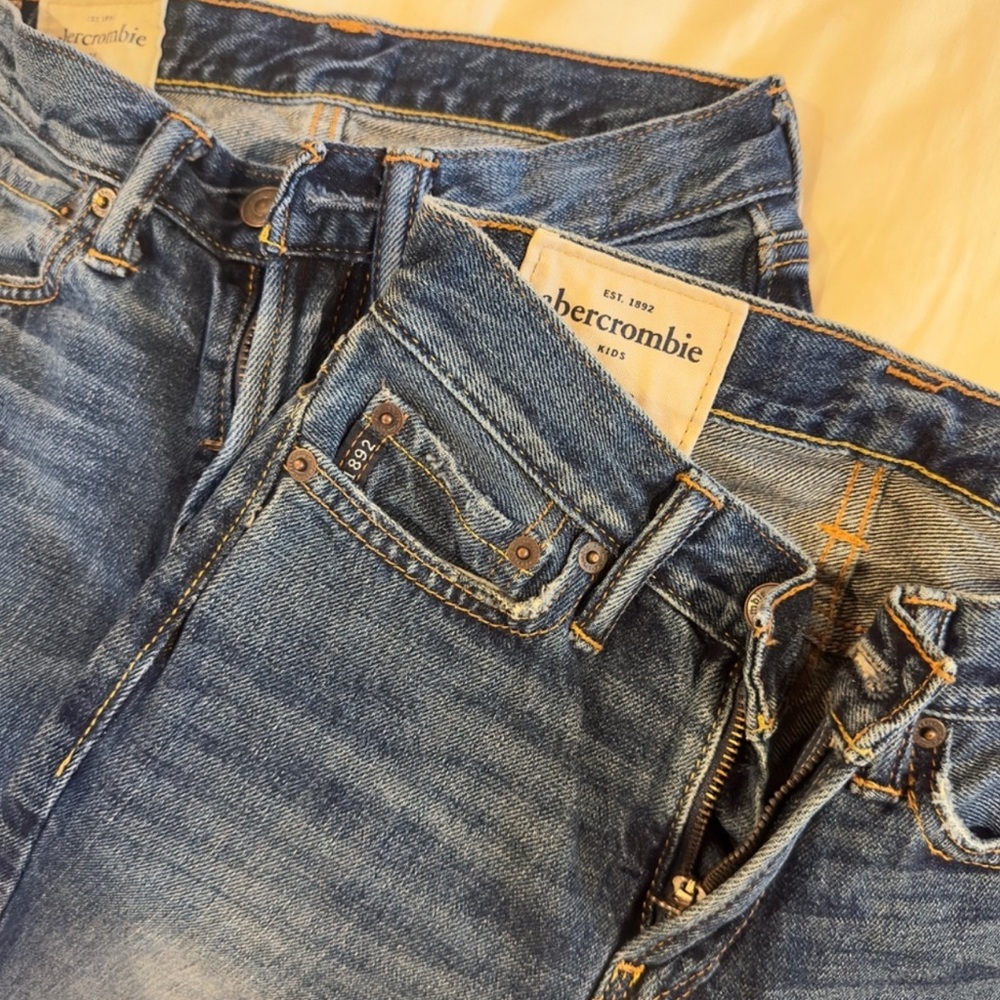 Abercrombie Boys size 10 jeans 3 pair regular 1 pair slim